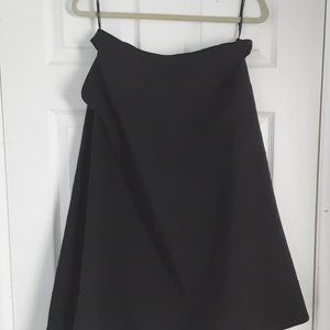 CALVIN KLEIN Black Midi Skirt with Pockets Size10